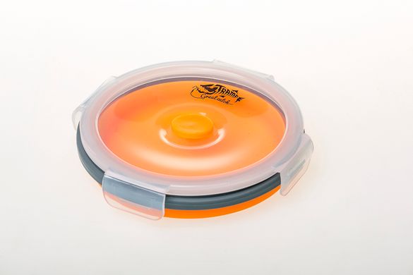 Контейнер складаний з кришкою-засувкою Tramp (550ml) orange