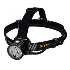 Налобний фокусуємий ліхтар Nitecore HU60 з Bluetooth-керуванням чорний