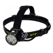 Налобный фокусируемый фонарь Nitecore HU60 с Bluetooth-управлением чёрный