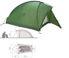 Палатка Vaude Taurus Ultralight 11