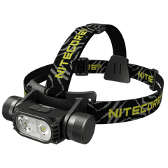 Мощный налобный фокусируемый фонарь Nitecore HC68 (USB Type-C) чёрный