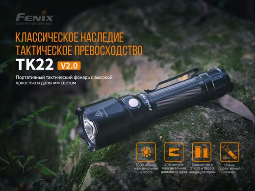 Ліхтар ручний Fenix TK22 V2.0