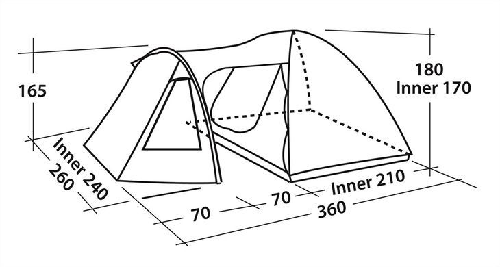 Палатка Easy Camp Corona 400
