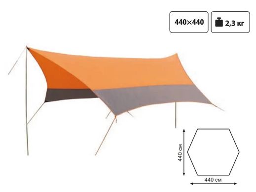 Тент со стойками Tent Tramp Lite Tent orangе