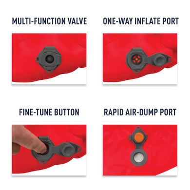Надувний килимок від Sea to Summit Air Sprung Comfort Plus Insulated Mat, 201х64х8см, Red (STS AMCPINS_RL)