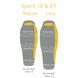 Спальник Spark SpIII (-2/-8°C), 183 см - Left Zip, Light Gray/Yellow от Sea to Summit (STS ASP3-R)