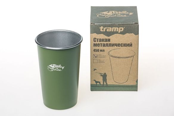 Стакан металевий Tramp (450мл) оливковий TRC-099