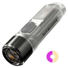 Мощный ультрафиолетовый мини-наключный фонарь Nitecore TIKI UV серый