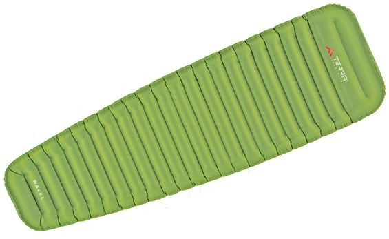 Надувной коврик Terra Incognita Wave L, зелёный