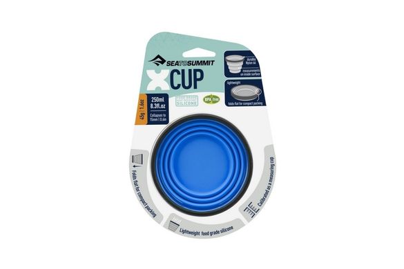 Чашка складная Sea To Summit X-Cup Blue, 250 мл (STS AXCUPBL)